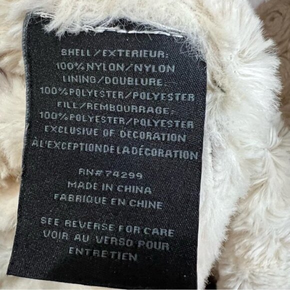 Steve Madden metallic grey quilted Glacier Shield hooded parka S - Picture 13 of 14